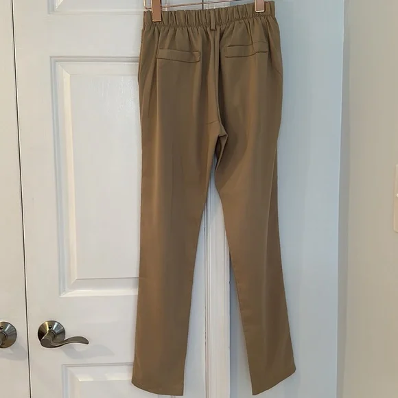 Tan Color Non-Iron Pull on Pants - Picture 2 of 7